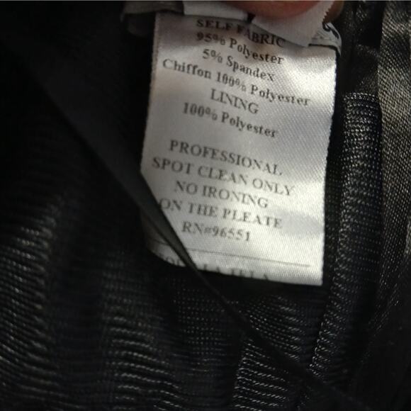 Faviana Womens Cocktail Dress Size Small Black Formal Strapless Crystal Beaded - Picture 9 of 11